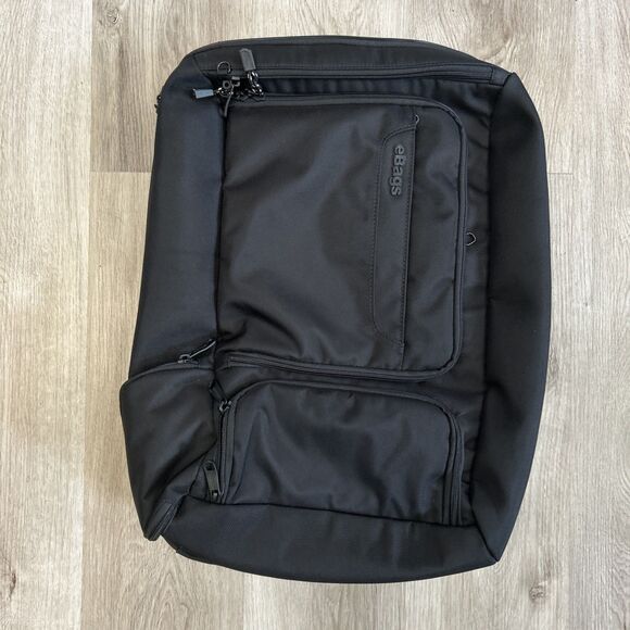 eBags Pro Weekender Backpack Convertible Black Travel Laptop Carry On Bag READ - Picture 1 of 10